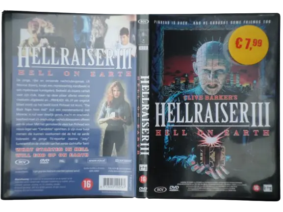 Hellraiser Hell on Earth, 1992, AVG 2.7 stars, my rating ... stars.